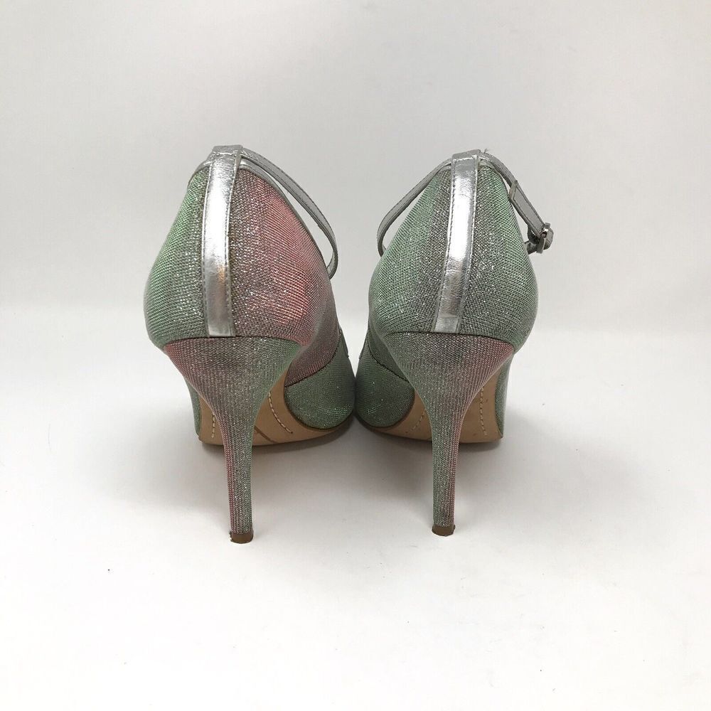 Vince Camuto Womens Size 10 B Iridescent Ankle Strap Dress Pumps Heels - Picture 5 of 9